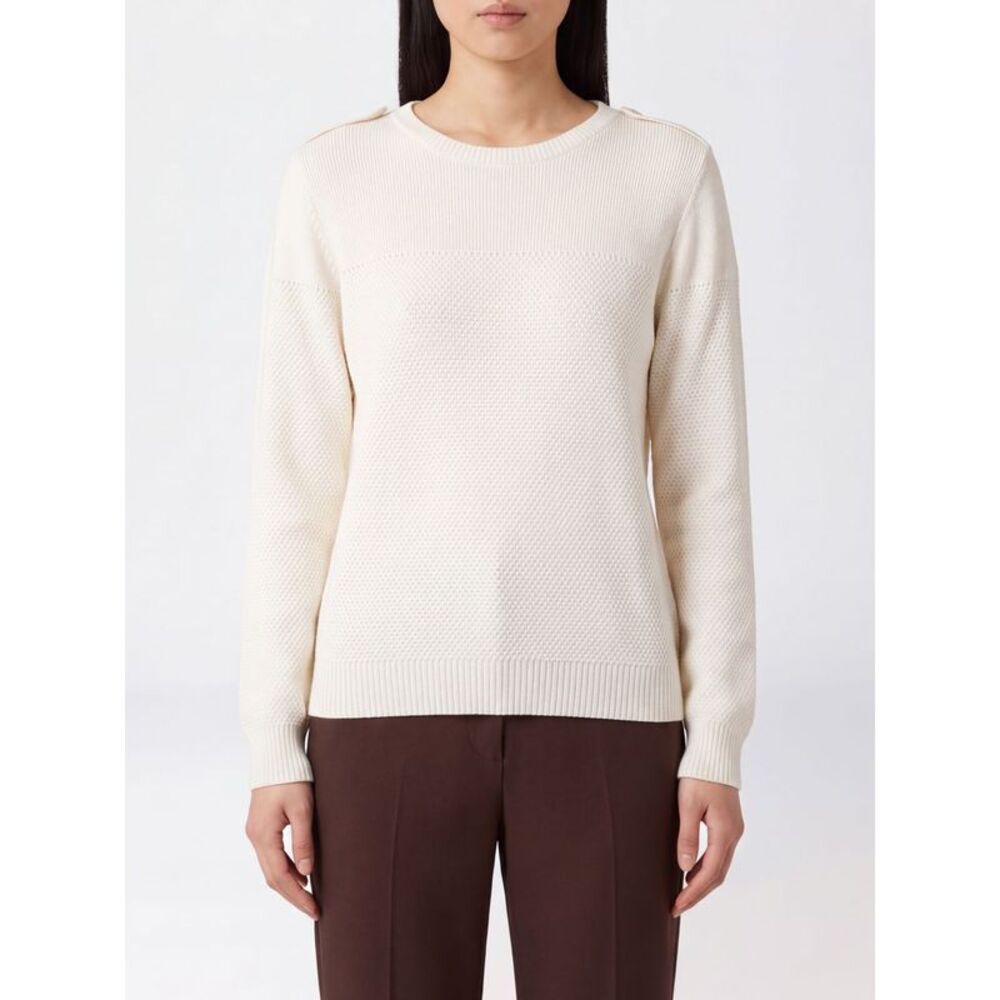Liu Jo Women Viscose Blend Jumper Liu Jo With Back Monogram And Buttons